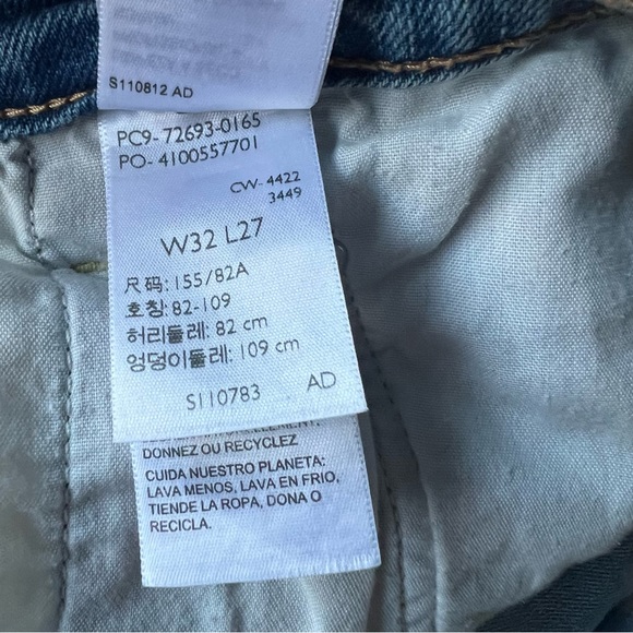 Levi's Ribcage Straight Ankle Jeans Size 32 - Picture 5 of 9